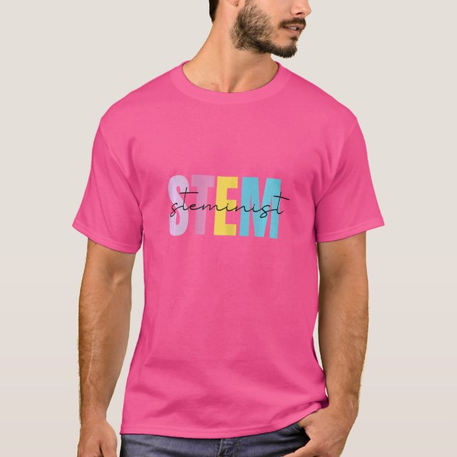 Stem Squad Science Technology Engineering Math S T-Shirt (Vorderseite)