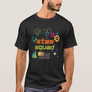 STEM Squad Science Technology Engineering Math Tee