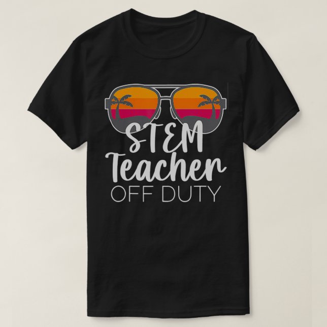 STEM Teacher Off Duty Sonnenbrillen Beach Stücke  T-Shirt (Design vorne)
