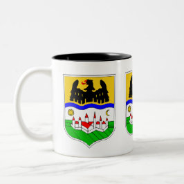 Stema șvabilor bănățeni zweifarbige tasse