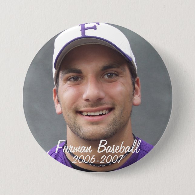 StembridgeW2007Mug, Furman Baseball, 2006-2007 Button (Vorderseite)