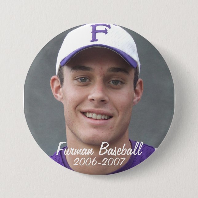StembridgeW2007Mug, Furman Baseball, 2006-2007 Button (Vorderseite)