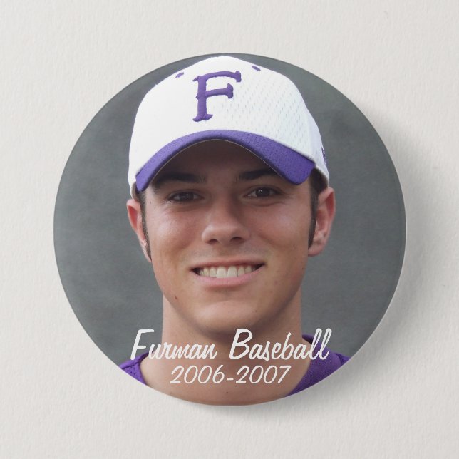 StembridgeW2007Mug, Furman Baseball, 2006-2007 Button (Vorderseite)