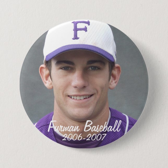 StembridgeW2007Mug, Furman Baseball, 2006-2007 Button (Vorderseite)