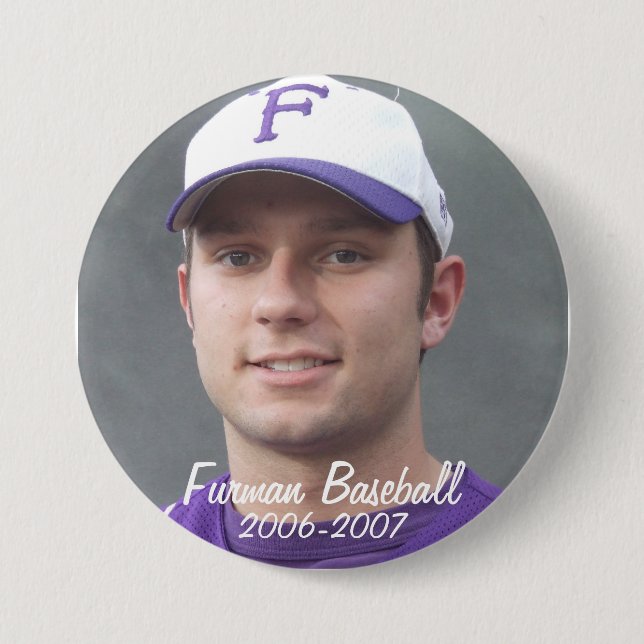 StembridgeW2007Mug, Furman Baseball, 2006-2007 Button (Vorderseite)