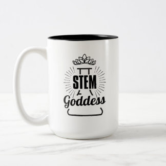 Steminist Women in Science - Lab Queen Zweifarbige Tasse