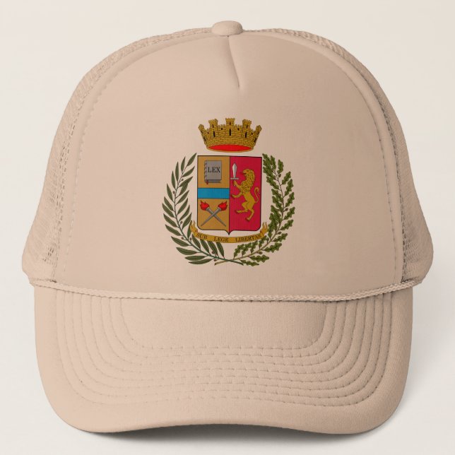 Stemma della Polizia di Stato, Italien Truckerkappe (Vorderseite)
