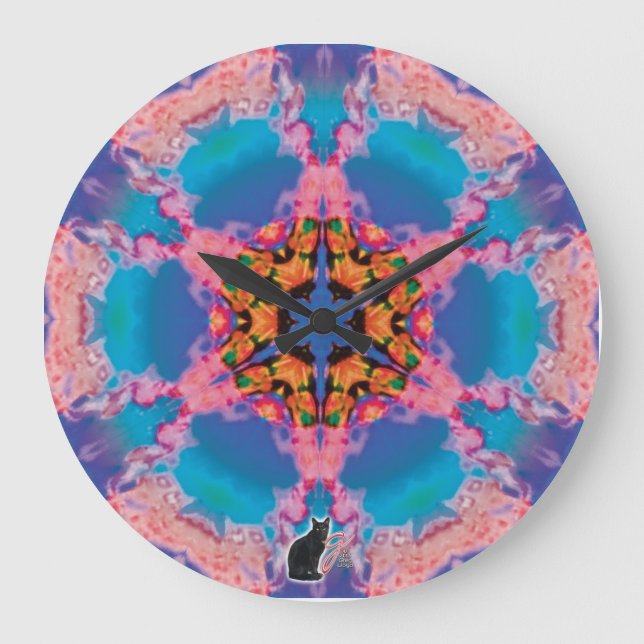 Stemma Kaleidoskop Große Wanduhr (Vorderseite)