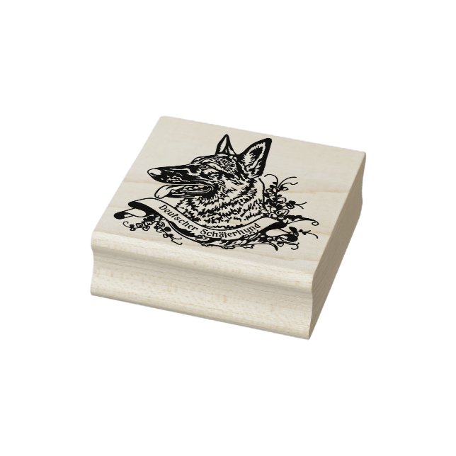 Stempel ANNO1900 Deutscher Schäferhund (grau)  (Stempel)