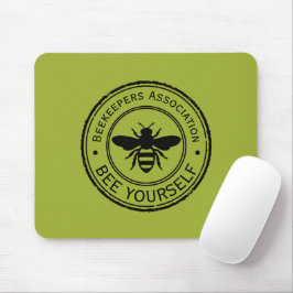 Stempel - DEIN TEXT - BIENE 1 - Fan Spaß Mousepad