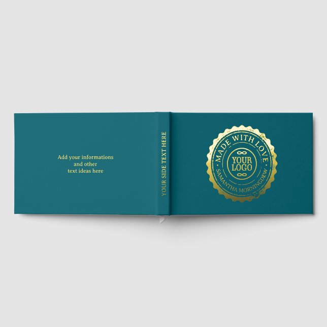 Stempel - IHR TEXT & LOGO 3 Gästebuch (Voll)