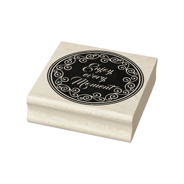 Stempel Ornamente Kreis + DEIN TEXT & IDEE 1 (Stempel)