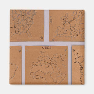 Stencils der Welt Magnet