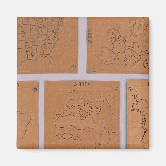 Stencils of the World Magnet (Vorne)