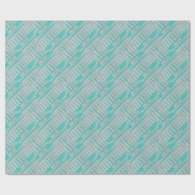 Steno Geschenk-Verpackungs-Papier Geschenkpapier (Flach)