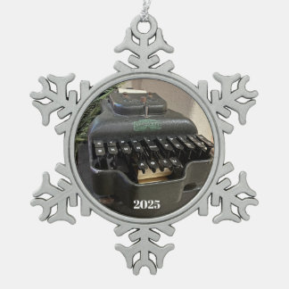 Stenotype Model 4 Court Reporter Ornament 2025