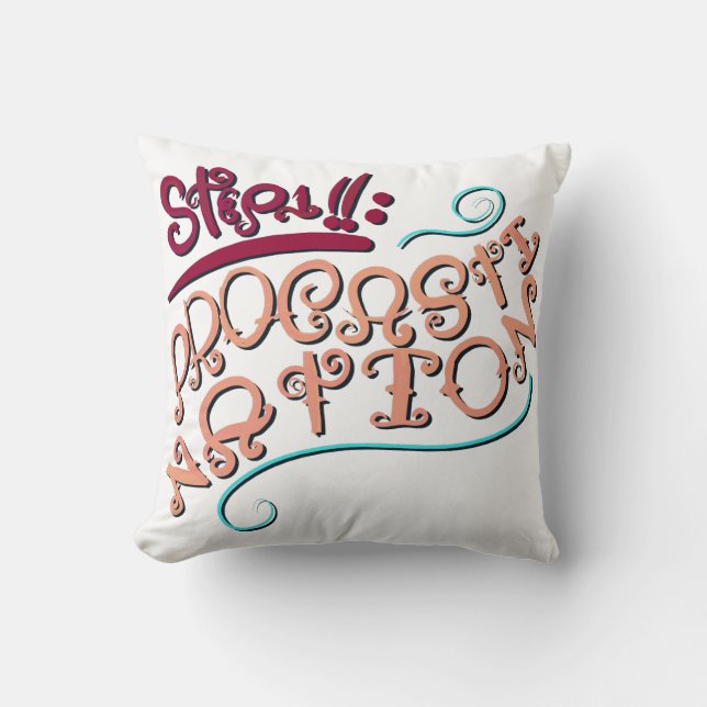 Step 1: Procastination Kissen (Vorderseite)