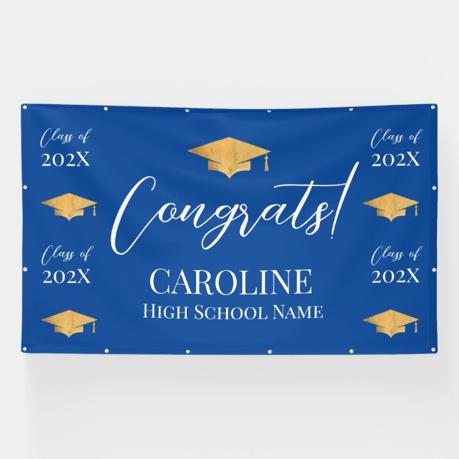 Step and repeat Graduation Backdrop banner  (Horizontal)