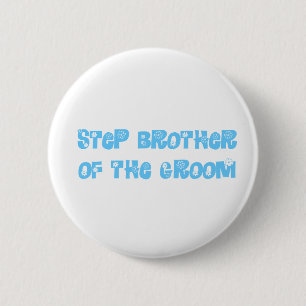 Step Brother of the Groom Button