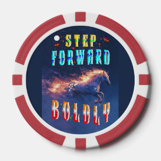Step Forward Boldly Pokerchips