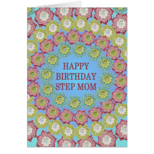 Step Mama Birthday Crochet Blume