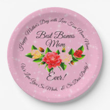 Step Mother Bonus Mama Mother's Day Large 9"