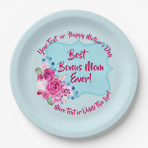 Step Mthers Day Bonus Mama ändern Text Large 9"