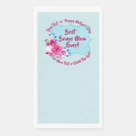 Step Mthers Day Bonus Mama Ändern Text Serviette