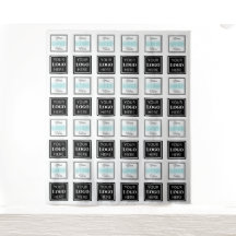  Step & Repeat Business Backdrop Two Logo Banner