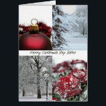 Step Sister Christmas Red Winter Collage<br><div class="desc">Erstellt aus einem Original Studio Porto Sabbia Foto! Diese Weihnachtskarte ist in verschiedenen Sprachen erhältlich,  für spezielle (familiäre) Beziehungen und als Staat-spezifische Karte für alle US-Staaten.</div>