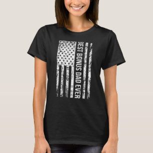 Step Vater Best Bonus Vater für Stepdad American T-Shirt