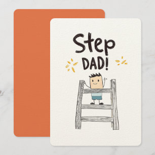 Step Vater - One Ladder Up, All Way Phantastisch! Einladung