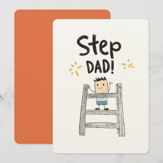 Step Vater - One Ladder Up, All Way Phantastisch! Einladung