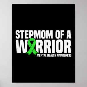 Stepama eines Kriegers für psychische Gesundheit Poster
