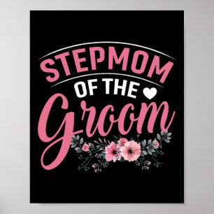 Stepama vom Groom gibt Mama Braut Hochzeitsgarten Poster