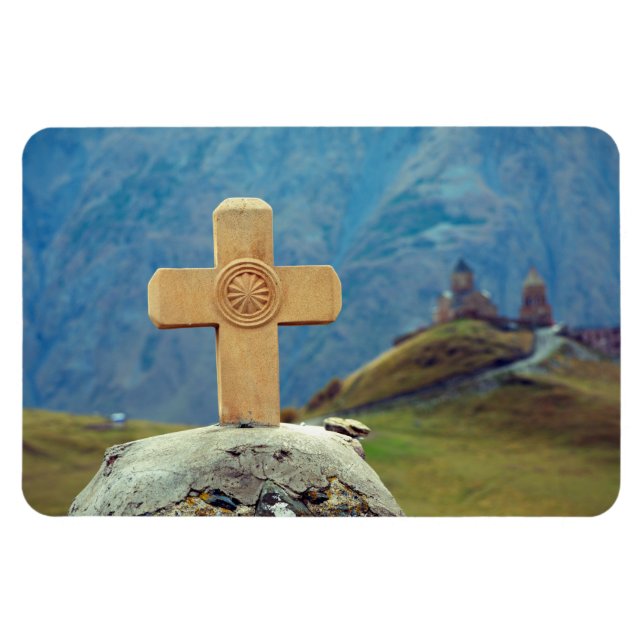 Stepantsminda Kazbegi Georgia Magnet (Horizontal)