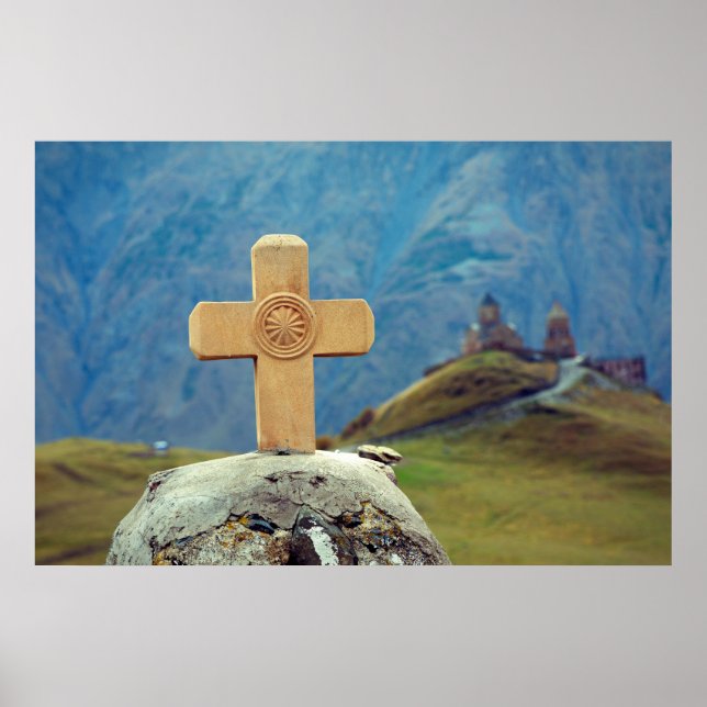 Stepantsminda Kazbegi Georgia Poster (Vorne)