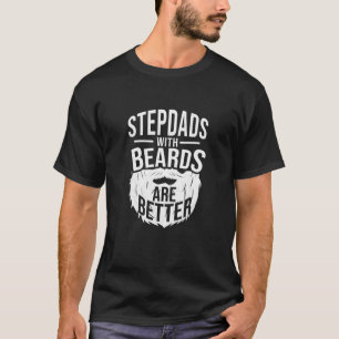 Stepdad Beard Bartded Gift - Männer T-Shirt