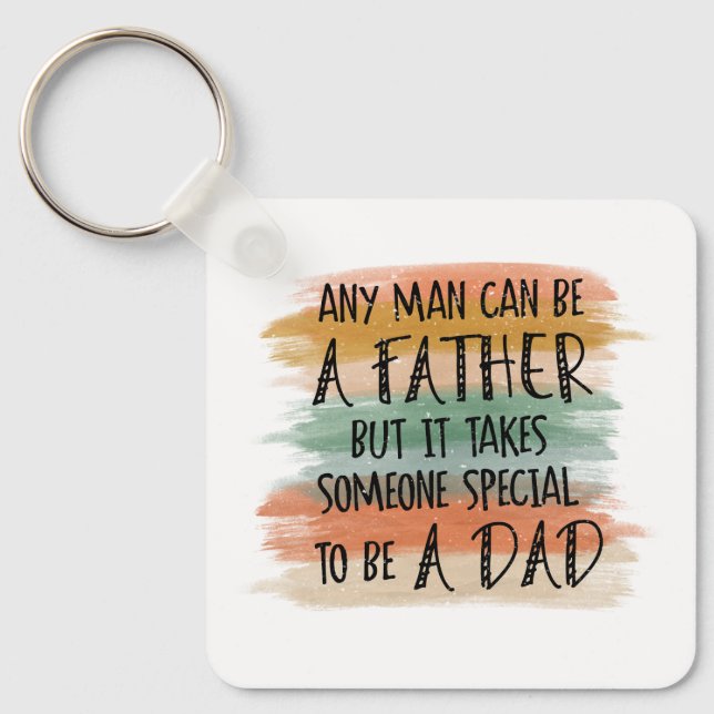 Stepdad Father's Day-Geschenk | Besondere Väter Schlüsselanhänger (Vorderseite)
