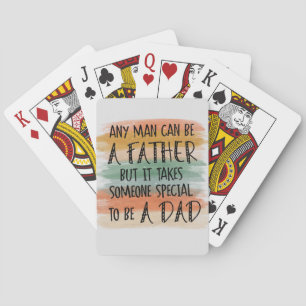 Stepdad Father's Day-Geschenk   Besondere Väter Spielkarten