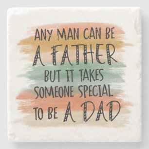Stepdad Father's Day-Geschenk Besondere Väter Steinuntersetzer
