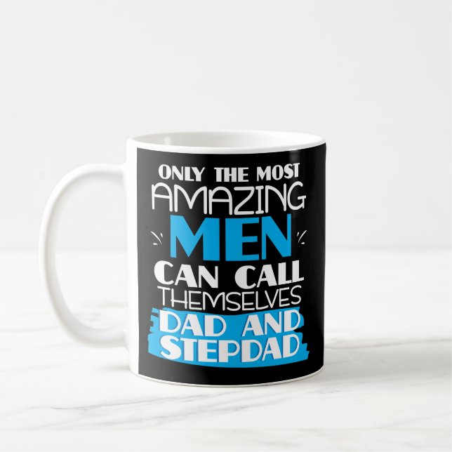 Stepdad-Schritt-Vater-Vater-Kaffee-Tassen-Vatertag Kaffeetasse (Links)