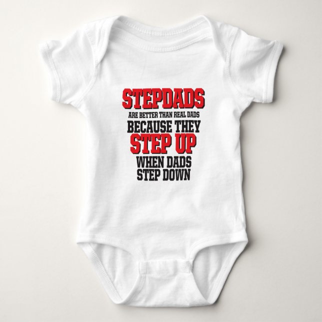 Stepdads steigern baby strampler (Vorderseite)