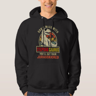 Stepdadsaurus Rex Dinosaur Stepdad Saurus Familie Hoodie