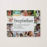 Stepfather, Stepdad Definition 14 Foto Spaß<br><div class="desc">14 Foto Collage Puzzle für Sie zu personalisieren für Ihren besonderen Stiefvater, Stiefvater oder Papa, um ein einzigartiges Geschenk für Vatertag, Geburtstage, Weihnachten oder jeden Tag, den Sie gewollt, um zu zeigen, wie viel er für Sie bedeutet. Eine perfekte Art, ihm zu zeigen, wie phantastisch er jeden Tag ist. Entwickelt...</div>