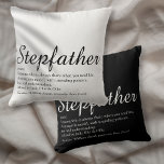Stepfather, Stepdad Definition Kissen<br><div class="desc">Personalisieren Sie für Ihren Stiefvater,  Stiefvater oder Papa ein einzigartiges Geschenk für den Tag des Vaters,  Geburtstage,  Weihnachten oder jeden Tag,  den Sie gewollt haben,  um zu zeigen,  wie viel er Ihnen bedeutet. Eine perfekte Art,  ihm zu zeigen,  wie phantastisch er jeden Tag ist. Entwickelt von Thisisnotme©</div>