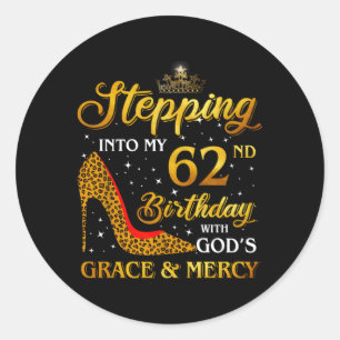Stepg in My 62ND 62 Runder Aufkleber