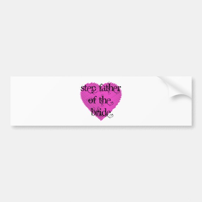 Stephan der Braut Autoaufkleber (Vorne)