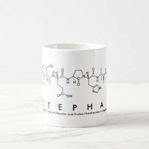 Stephan-Peptidnamen-Tasse Kaffeetasse
