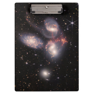 Stephan Quintett 5 Galaxien Tiefes Feld James Webb Klemmbrett